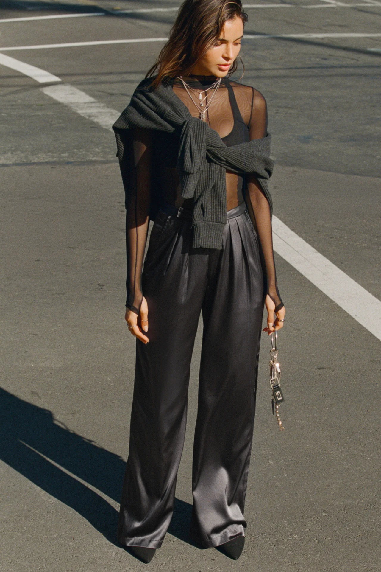 Relaxed Silk Trouser - Image 7