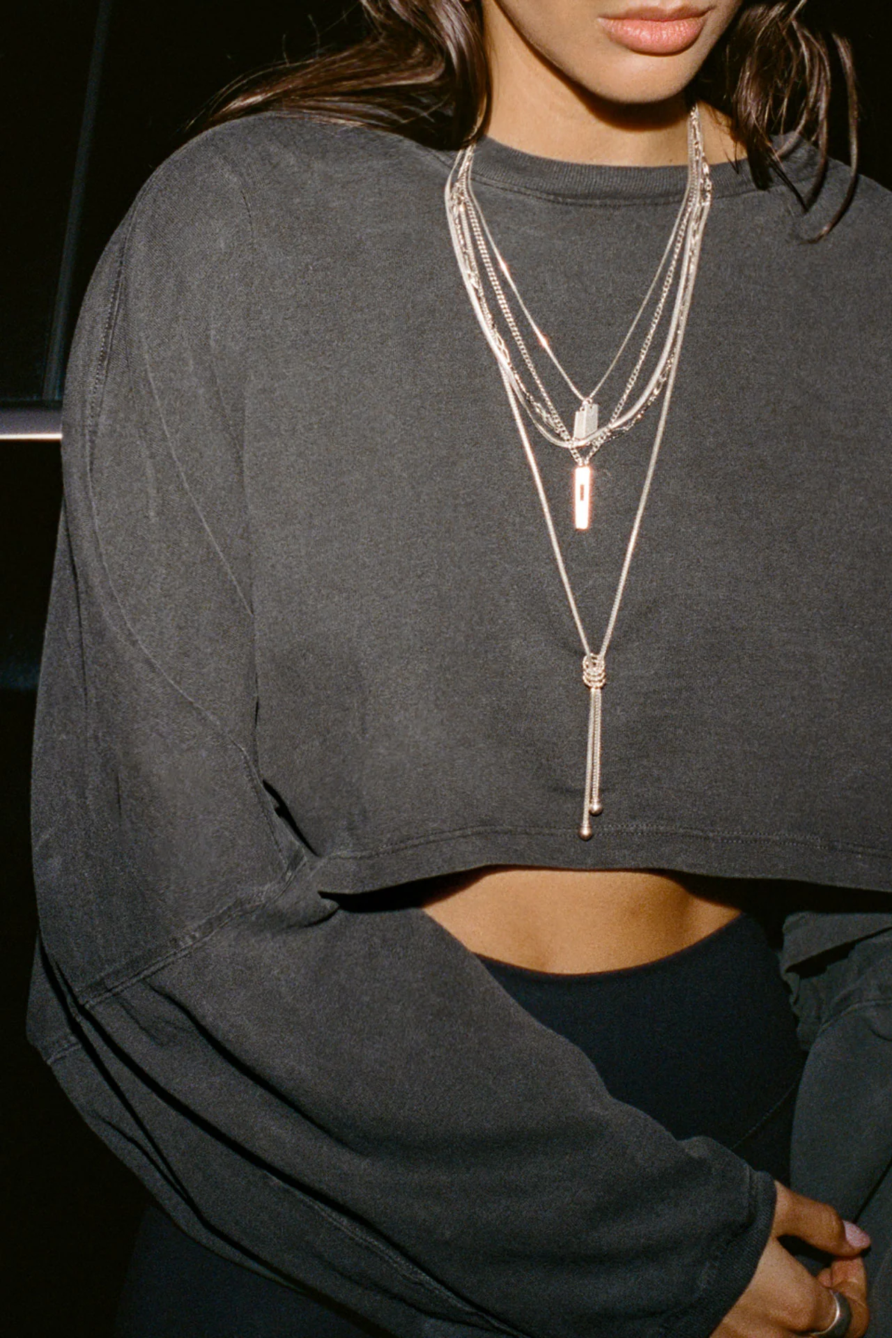 Slouchy Crop Long Sleeve - Image 4